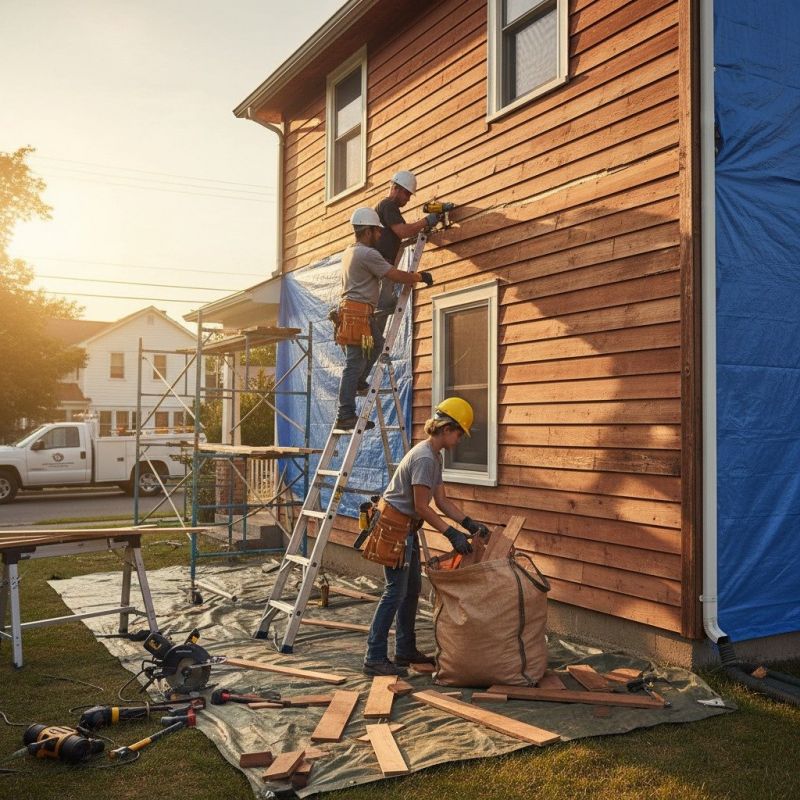 Batten Siding Repair detail