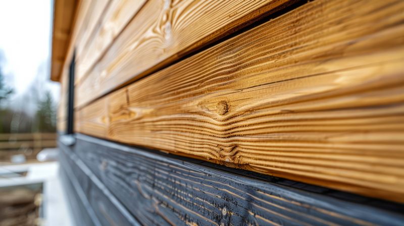 Faux Wood Siding Installation detail