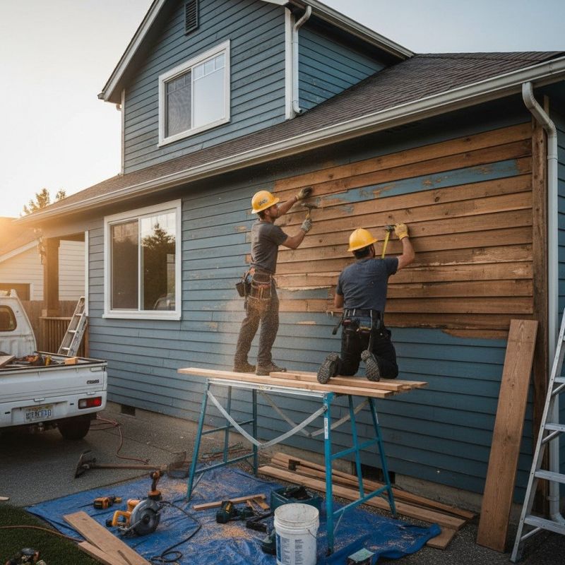 Wood Cladding Repair detail